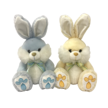 Easter Bunny Plush With Bow